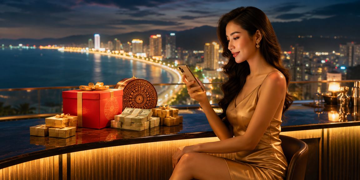 Người chơi tại Quy Nhơn sử dụng điện thoại kiểm tra hoàn tiền và ưu đãi live casino